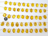 Cognac Amber Free Shape Bead